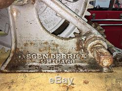 Antique Sasgen Derrick OR1A Hand Winch (For parts) 1D