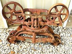 Antique Star Hay Carrier Barn Carriage NICE cast iron primative PICK UP ONLY