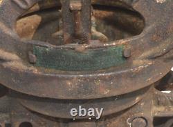 Antique Vintage CLOVER LEAF Cast Iron Barn Trolley Unloader Hay 15''Long