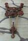 Antique Vintage Cast Iron Barn Unloader Hay Trolley Carrier with Pulley Tool