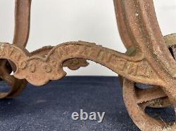 Antique Vintage Cast Iron Ney Mfg. Hay Trolley Pat 1887, Daper 5, Farm Pulley