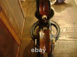 Antique Vintage Cast Iron Ney Mfg. Hay Trolley Pat. 1887 Farm Barn Pulley Tool