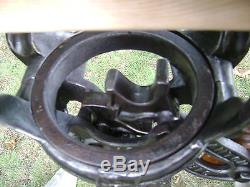 Antique Vintage Cast Iron Ney Mfg. Hay Trolley Pat. 1887 Old Farm Tool Pulley