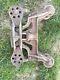 Antique Vintage Cast Iron Unloader Hay Trolley Carrier Pulley Tool Barn Find