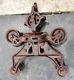 Antique Vintage Cast Iron W. S. & Co STRICKLER Hay Trolley Farm Pulley Tool RARE