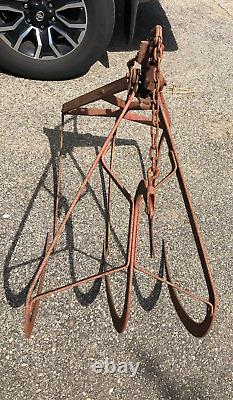 Antique Vintage F. E. Myers Hay Grapple Claw Trolley Forks Spear Ashland Ohio