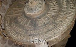 Antique/Vintage HUGE Reading 1 Ton Chain Fall Hoist Block & Tackle Pulley