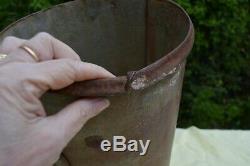 Antique Well Pulley #10 Galanized Water Bucket 25 Ft Rope
