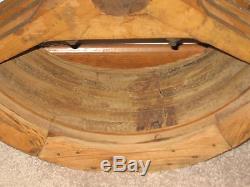 Antique Wooden Belt Wheel Large