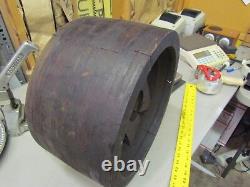 Antique Wooden Mill Belt Sheave Pulley 15.5 X 8.25 X 3.25 Bore Late 1800's