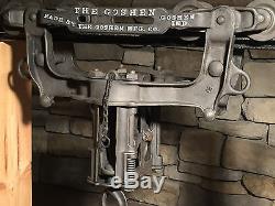 Antique hay trolley cast iron farm tool barn pulley vintage carrier hay unloader