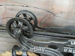 Antique/primitive F. E Myers Hay Trolley Original Restored Rustic Decor Lighting