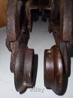BEAUTIFUL! Antique Unloader Hay Trolley Carrier