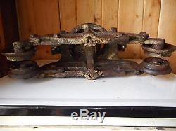 BEAUTIFUL! Antique Unloader Hay Trolley Carrier