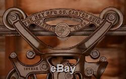 BEAUTIFUL Antique Vtg NEY Barn Farm Hay Trolley Carrier Pulley No. 86 Canton OH