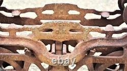 BIG FE Myers OK Unloader Hay Trolley 22.5 Wide H527 Cast Iron Vintage