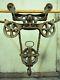 Beautiful Antique BOOMER Hay Trolley withCenter Drop Pulley and rope