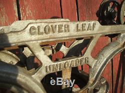 Beautiful F E Myers'Sure Lock' Clover Leaf hay trolley