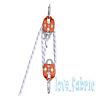 Block and Tackle 7100Lb Climbing Pulley 7/16 Kermantle Rope Rescue Hauling Kit