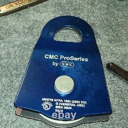 CMC Rescue Proseries single and Rescue Tech double Pulleys