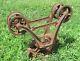 Climax Unloader Hay Trolley Cast Iron Barn Carrier Rustic Vintage Light Fixture