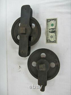 E. Howard Clock Co Tower Clock Compound Pulley Wheel Set for Weight, Cast Iron