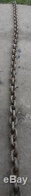 EXTREME LARGE & Heavy Logging / Anchor Chain Rusty. LARGEST YOU WILL FIND