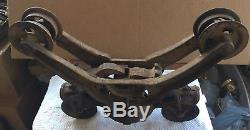 Early Hunt Helms And Ferris Hhf Hay Trolley Carrier Barn Unloader Pat. 1885