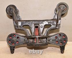 Early Leader hay trolley patented collectible painted ready to display farm tool