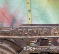 F. E. Myers Antique Clover Leaf Unloader Hay Barn Trolley Unrestored