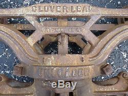 F. E. Myers Clover Leaf Sure Lock H422 Hay Trolley Barn Unloader Carrier Antique