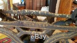 F E Myers Cloverleaf Unloader Adjustable Hay Barn Trolley Antique Pulley