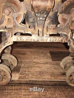F. E. Myers Hay Trolley XX 1884 Carrier Unloader with Pulley Farm Steampunk