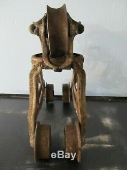 F. E. Myers Hay Unloader H 321 H 256 Farm Trolley Pulley Industrial Steampunk