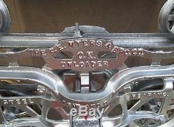 F. E. Myers Ok Unloader Hay Carrier Barn Trolley & Center Drop Pulley Ashland, Ohio