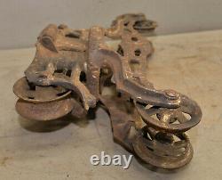 F. E. Myers hay Ok unloader vintage farm collectible barn trolley tool