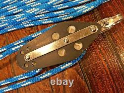 FICO (NOW RONSTAN) MAIN SHEET, VANG 41 BLOCK/TACKLE With30' LINE