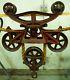 Hudson Cast Iron Barn Hay Carrier / Trolley & Drop Pulley + Rope, Superb