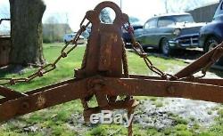 Hay Bale Grabber For Use With Trolley Systems Antique Farm Equipment Grapple