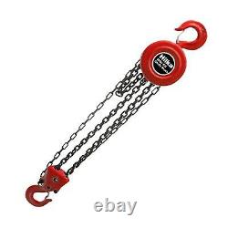 Heavy Duty Chain Block & Tackle 2000kg Pulley Lifting Hoist