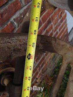 Huge! Cast Iron Wheel Pulley 50 Diameter