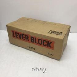 Kito Lever block L5 Type Rated Load 1.6t Model LB016 Nickel Plated Chain Yellow