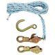 Klein Tools H1802 Block and Tackle with Guarded Snap Hooks