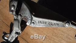 LOUDEN (IRON CLAW) Hay Trolley Carrier Grapple Forks Harpoon Embossed Patina