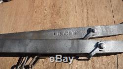 LOUDEN (IRON CLAW) Hay Trolley Carrier Grapple Forks Harpoon Embossed Patina