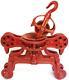 Leader Myers Hay Trolley Vintage Antique Pulley Block Cast Iron Farm Tool