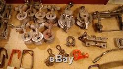 Lot Sherman & Reilly XS-100-B Aluminum Pulley Cable Rope Wire Snatch Stringing