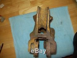 Louden Hay Trolley Cast Iron Antique Vintage Pulley Barn Carrier Rustic Lot 2