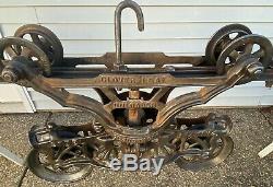 MEYERS & Bro Co OK Clover Leaf Unloader Hay Trolley With Track and Original Tag