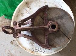 Myers Unloader Barn Hay Trolley, Pulley and track